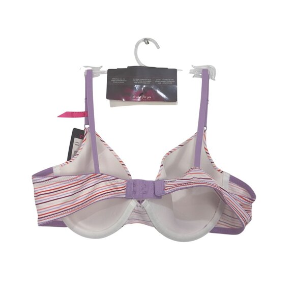 Maidenform Women One Fab Fit Demi Coverage T-Shirt Bra Striped Size 38B - Picture 6 of 7
